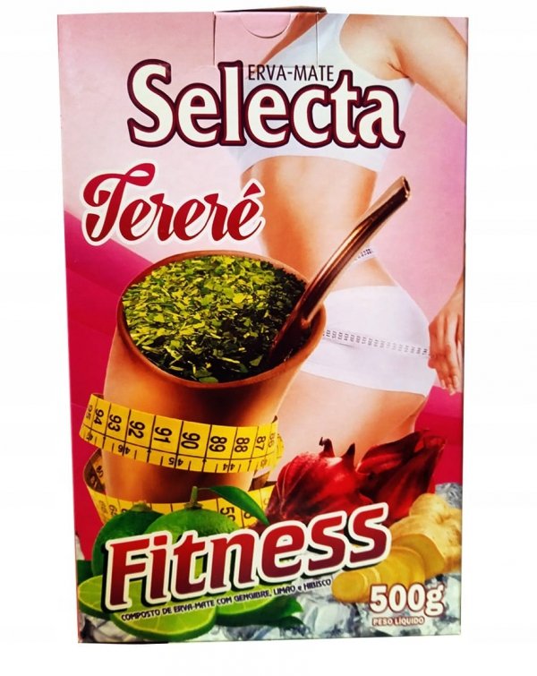 Yerba Mate Selecta Fitness Basileira Erva Mate - 500g Gengibre Limao