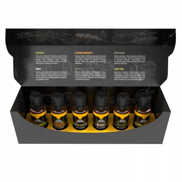 Zestaw Olejków Eterycznych Aromaty Namiętności Olejki Eteryczny MIX 6x10ml