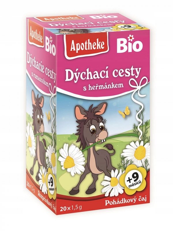 HERBATKA DLA DZIECI NA DROGI ODDECHOWE PO 9 MIESIĄCU BIO 20x1,5g APOTHEKE