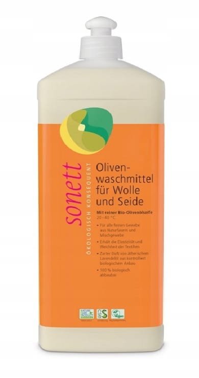 Sonett płyn do prania wełny i jedwabiu 1 litr Ekologiczny 1000 ml