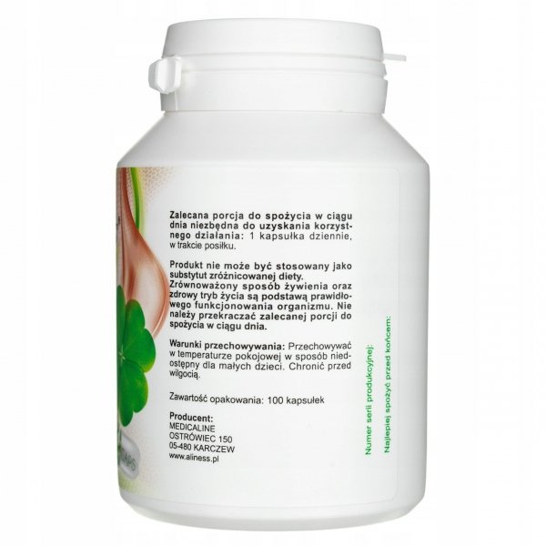 Suplement diety Aliness Methylo Folian kapsułki 100 szt.