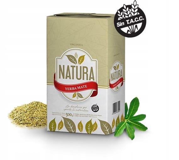 Yerba Mate Natura ORGANICA 500g Elaborada - Argentyna