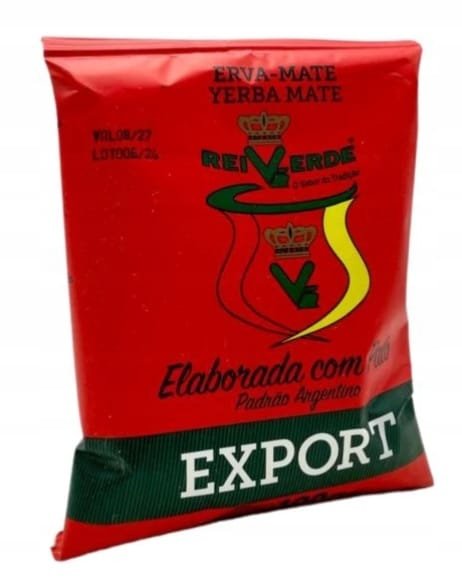 Yerba Mate Rei Verde 100g Elaborada TIPO P.A. ROJO