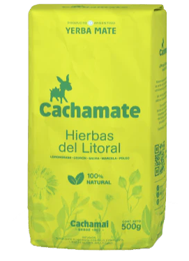 Yerba Mate Cachamate Hierbas del Litoral 500g