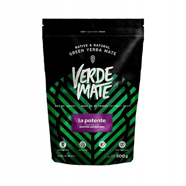 Yerba Verde Mate Green Temperamento La Potente 500g Catuaba