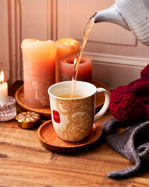 Duży Elegancki Kubek Yogi Tea 300 ml
