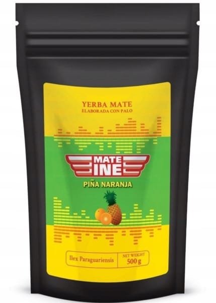Yerba Mate Mateine Pina Naranja 500g Ananas
