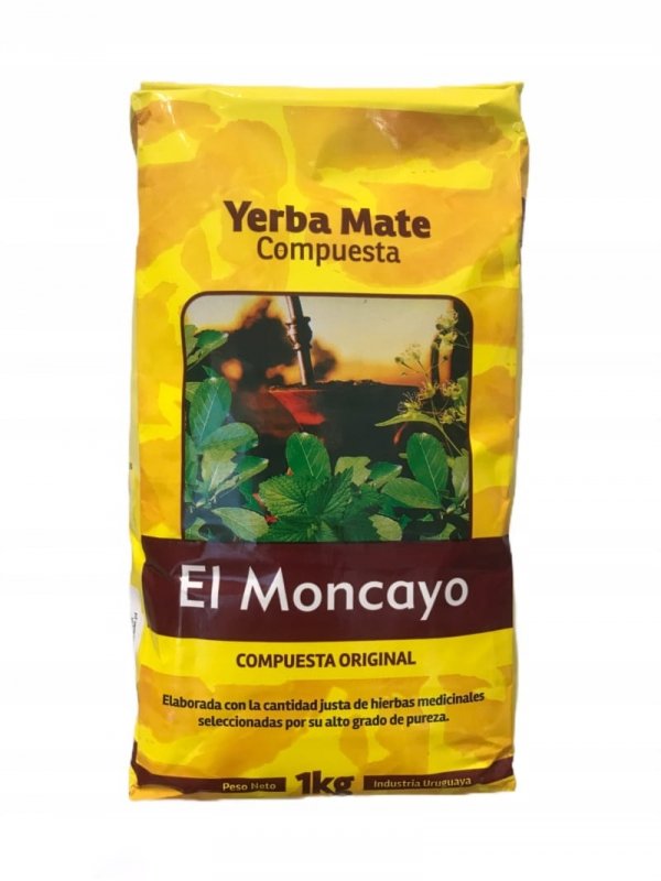 Yerba mate El Moncayo Compuesta con hierbas 1kg