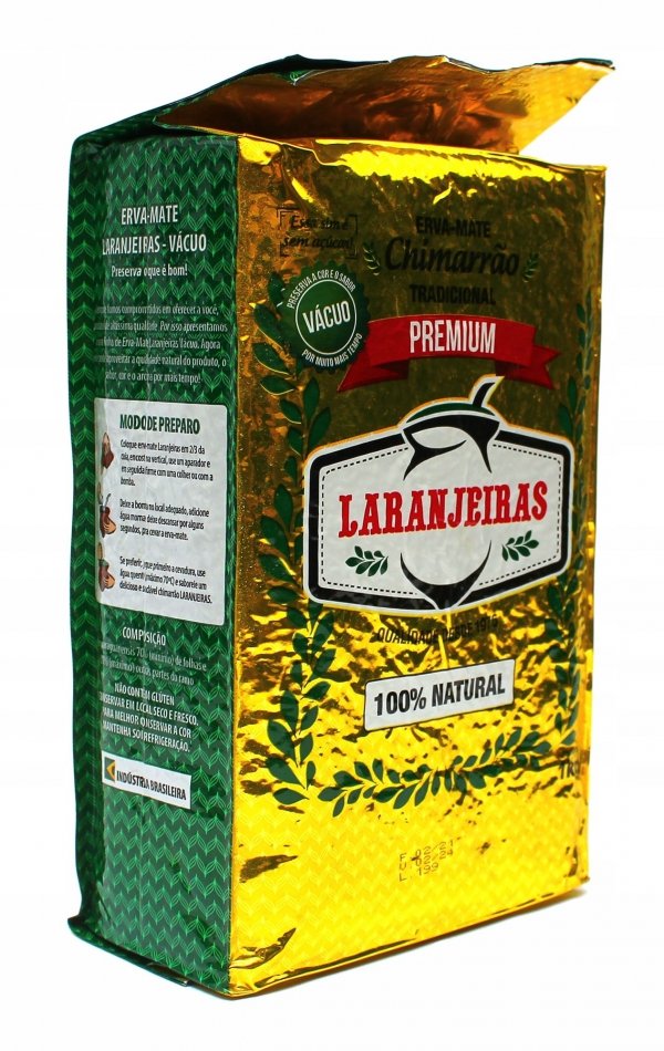 Yerba Mate Laranjeiras Chimarrao Premium 2x 1kg Tykwa Brazylia Bombilla