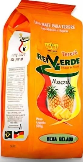 Yerba Mate Rei Verde 500g Abacaxi TERERE Erva - Mate brazylijska Ananasowa