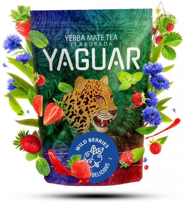 Yerba Mate Yaguar Wild Berries 500g TRUSKAWKA
