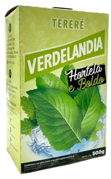 Yerba mate Verdelandia Menta Boldo 500g - Brazylia Miętowa