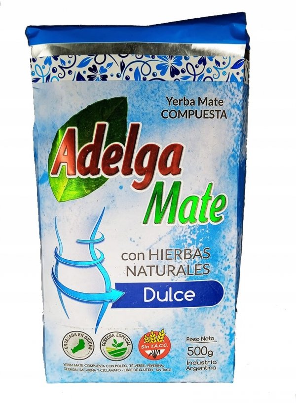 Yerba Mate Adelga Mate Dulce (słodka) 500g Argentina