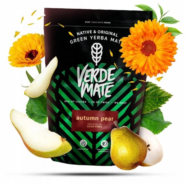 Yerba Mate Verde Mate Green Autumn Pear 0,5kg 500g Jesienna Gruszka