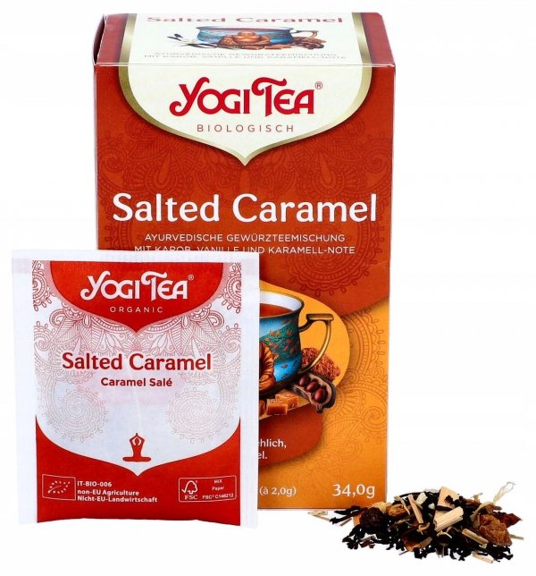 Yogi Tea Salted Caramel Herbata słony karmel 17 x 2.0g karmelowa 34g