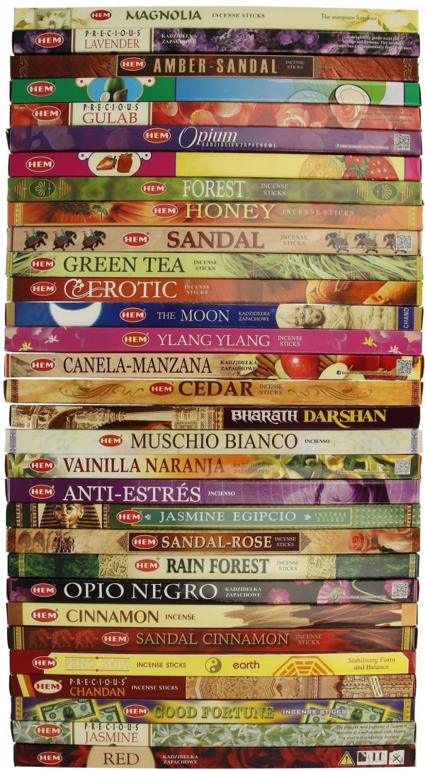 INDYJSKIE KADZIDEŁKA ZAPACHOWE VANILLA WANILIA HEM 8 szt. Kadzidło