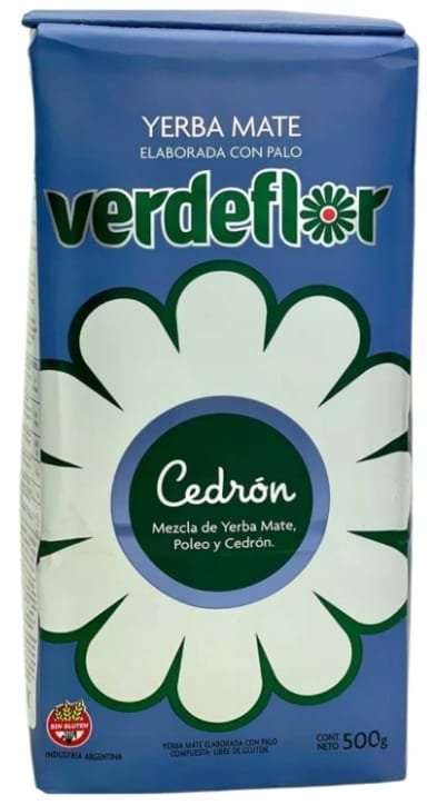 Yerba Mate Verdeflor Cedron 500g 0,5kg Argentyńska Ziołowa