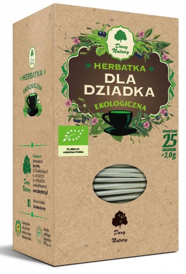 HERBATKA DLA DZIADKA BIO (25 x 2 g) - DARY NATURY
