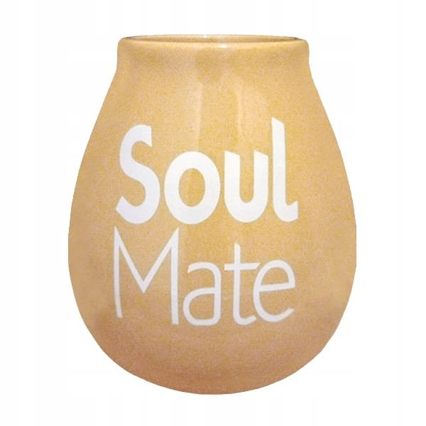 Matero Ceramiczne Beżowe Soul Mate do Yerba Mate