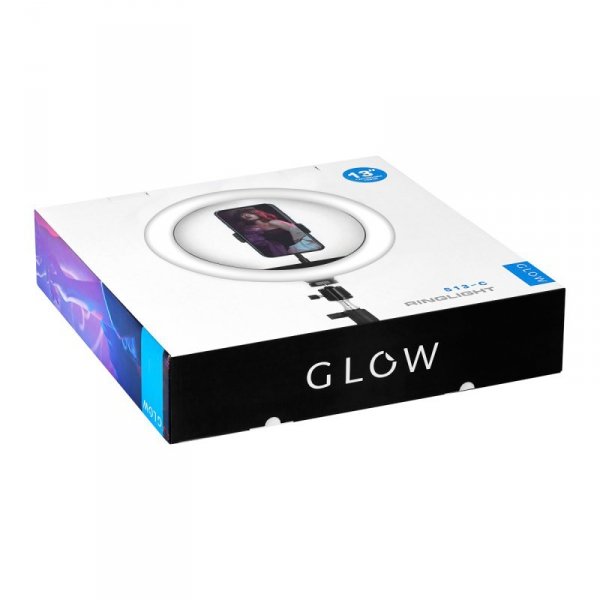 GLOW lampa pierścieniowa ring 13&quot;&quot; bsc ze statywem 10W