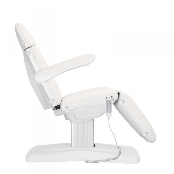FOTEL KOSMETYCZNY ELEKTR. ECLIPSE 4 SILN. BIAŁY