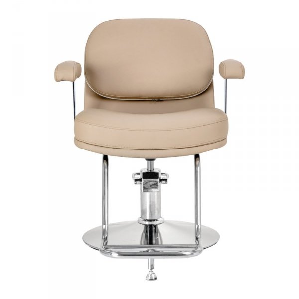 Fotel fryzjerski Omega Astra beżowy