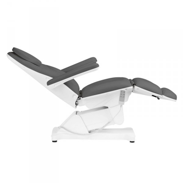 Fotel kosmetyczny elektryczny Sillon Basic 3 siln. szary 2 gat.