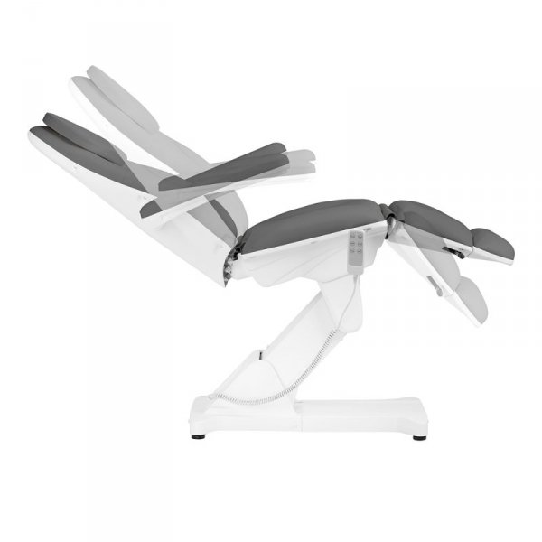 Fotel kosmetyczny elektryczny Sillon Basic 3 siln. szary 2 gat.
