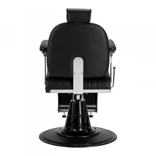 Fotel barberski Gabbiano Elias czarny