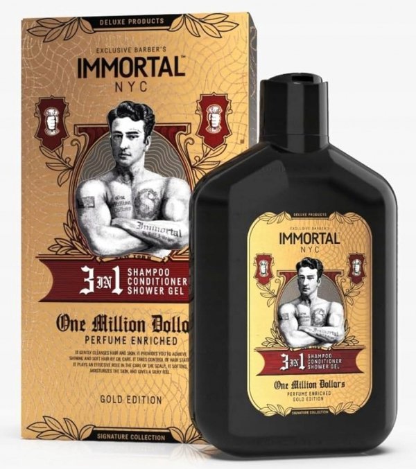 IMMORTAL Szampon 3w1 One Million Dollars 500ml