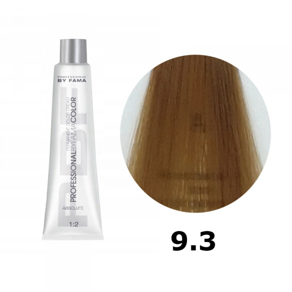 BY FAMA COLOR FARBA DO WŁOSÓW 80ML 9.3
