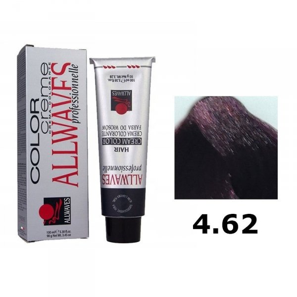 ALLWAVES FARBA DO WŁOSÓW 100ML 4.62 CZERWONY LUMBRUSCO