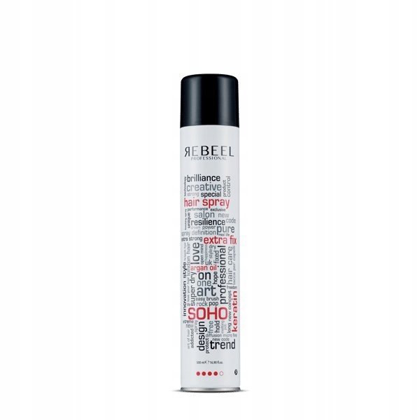 REBEEL Soho Hairspray Extra Fix lakier 500ml