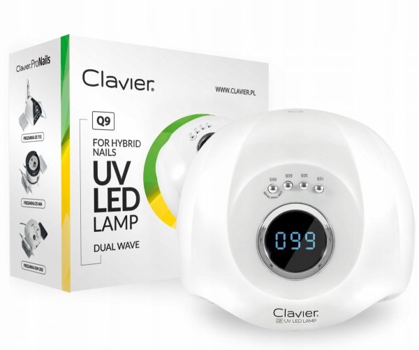 CLAVIER LAMPA 90W UV/LED DO PAZNOKCI HYBRYDY ŻELE