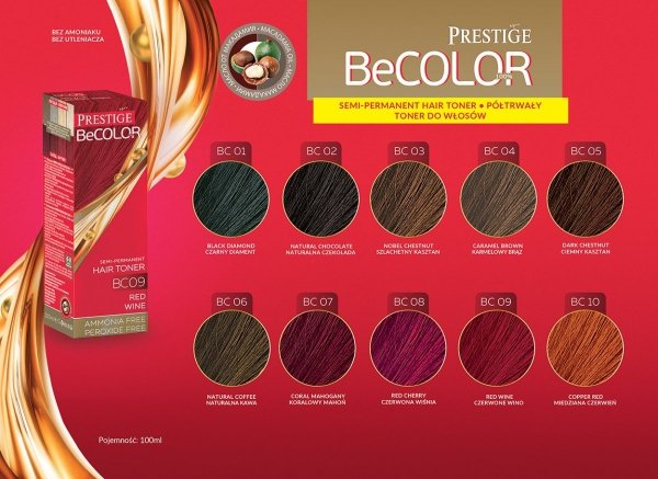 BECOLOR TONER FABRA DO WŁOSÓW NATURALNA KAWA 100ML BC06