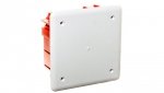 Install-Box Puszka instalacyjna p/t 95x95x50mm IP40 biała 0261-01