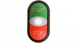 Napęd przycisku podwójny zielony/czerwony START-STOP z podświetleniem z samopowrotem M22S-DDL-GR-GB1/GB0 216703