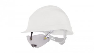 Okulary ochronne z poliwęglanu, bezbarwne, montowane do hełmu przemysłowego, Uv400, Ab*, Ar* FUEGOARIN
