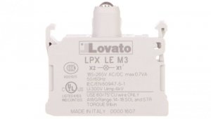 Oprawka z LED biała 12-30V AC/DC LPXLEB8