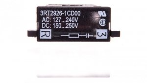 Układ tłumiący RC 127-240V AC 150-250V DC ze wkaźnikiem LED S0 3RT2926-1CD00