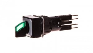 Napęd przełącznika 2 położeniowy zielony z podświetleniem bez samopowrotu Q18LWK1R-GN/WB 039247