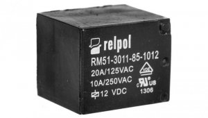 Przekaźnik miniaturowy 1P 12A 12V DC PCB RM51-3011-85-1012 2614699