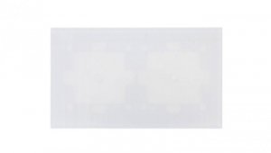 Simon Touch ramki Panel dotykowy S54 Touch, 2 moduły, 1 pole dotykowe + 1 pole dotykowe, biała perła DSTR211/70