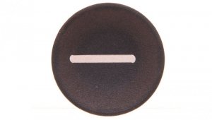 Wkładka przycisku 22mm płaska czarna z symbolem START I M22-XD-S-X1 218166