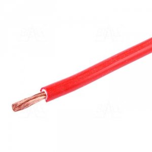 Przewód silikonowy Li2G-2,5mm2 36A Dz4,6 R czerwony