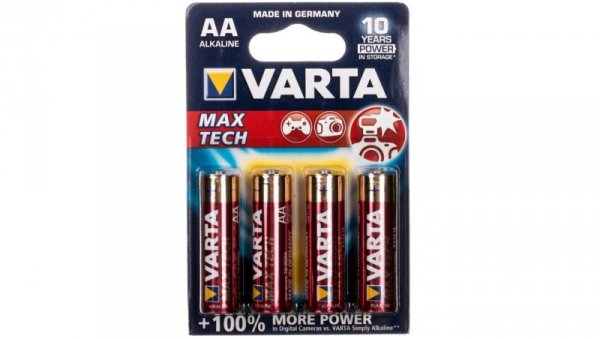 Bateria alkaliczna LR6 / AA LONGLIFE MAX POWER /4 szt./