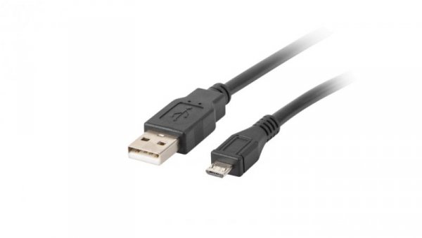 Przewód połączeniowy USB 2.0 High Speed 1m USB - microUSB czarny CA-USBM-10CC-0010-BK