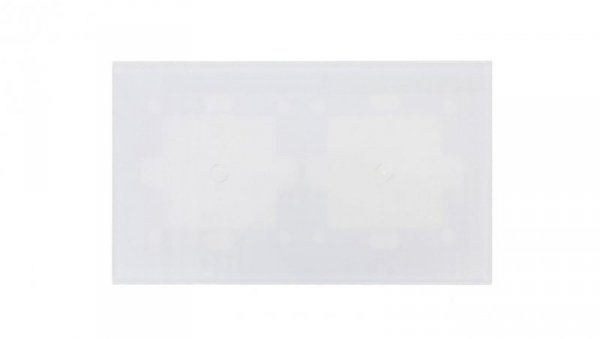 Simon Touch ramki Panel dotykowy S54 Touch, 2 moduły, 1 pole dotykowe + 1 pole dotykowe, biała perła DSTR211/70