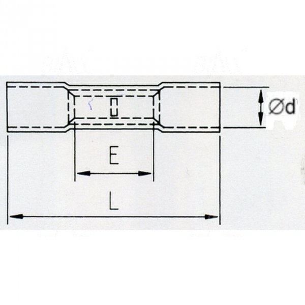 KLTB Łącznik kabl. izol. termokurcz. 1,5-2,5mm2 100szt