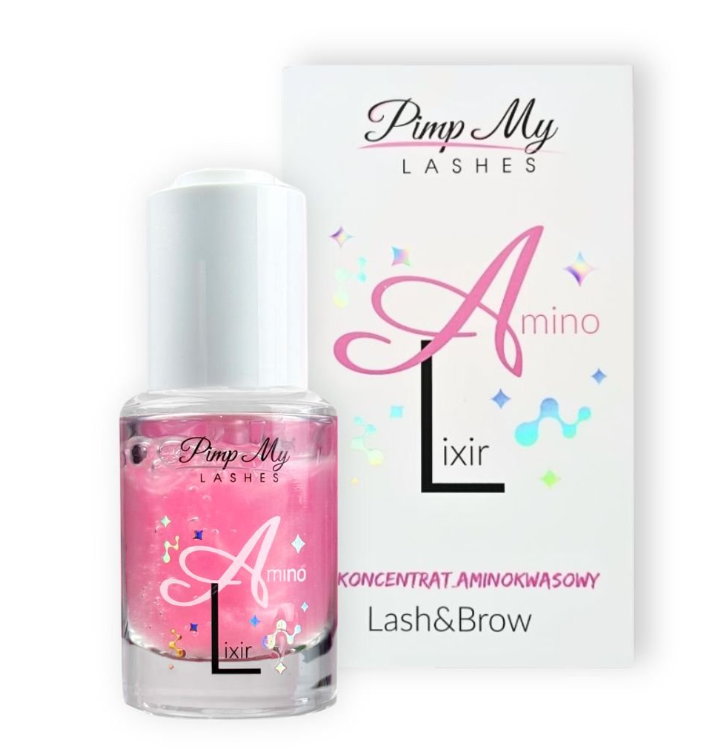 AminoLixir regenerujący koncentrat aminokwasowy do brwi i rzęs 2ml Pimp My Lashes